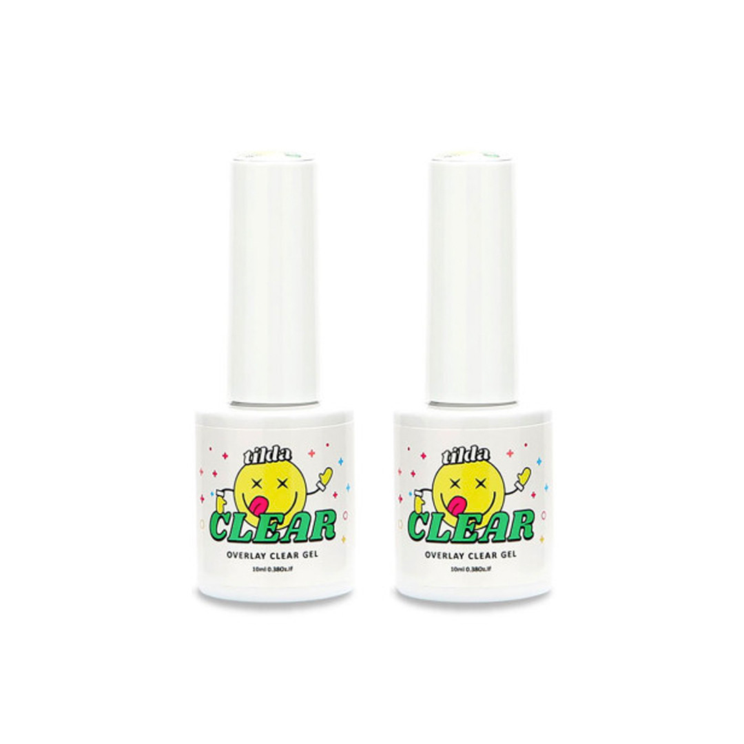 BESSIE Self Nail Art Non-Wipe Overlay Clear Gel Non-Clear 11ml - Image 6