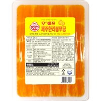 오뚜기 오쉐프 제주 한라봉 푸딩 1kg