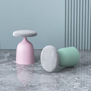 디자인의자 메이크업 침실 작은 라운드 의자 스툴 발받침대