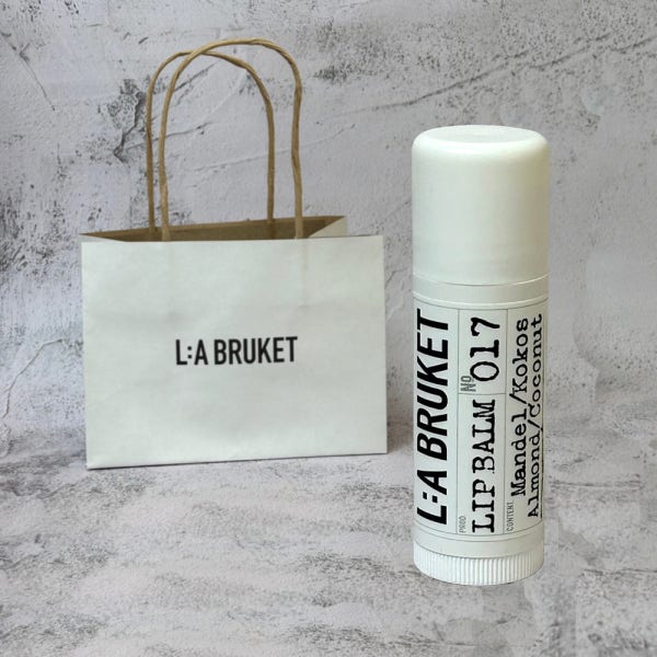 라부르켓 LABRUKET 립밤 립케어 립글로즈 딱풀 립밤 아몬드/코코넛 14g 쇼핑백