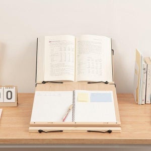 위드스마일 2단 독서대 상단분리 필기 보조책상 각도조절 북스탠드 고시생 학생 학습