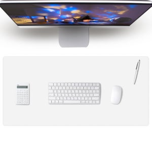 레토 가죽 마우스 장패드 데스크패드 키보드 게이밍장패드 화이트