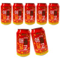 무료배송 스마일 애플망고 주스 340ml x 24캔(박스안심포장) 망고주스캔