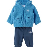 아디다스 베이비 블루 테디 조거 세트 Baby Blue Teddy Jogger Set