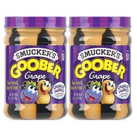 Smuckers 스머커즈 구버 피넛 땅콩버터 그레이프 포도 잼 18 oz 510g 2팩