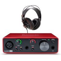 Focusrite 스칼렛솔로 3세대 오인페 HD681 디지털피아노헤드폰 홈레코딩