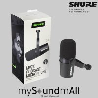 SHURE MV7X XLR 다이나믹마이크 공연 스튜디오 팟캐스트 마이크[sm7b보급형]