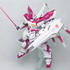 중국 건담 다반 MG-6635 핑크 하이뉴 버카 18cm