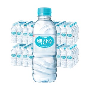 백산수 유라벨 330ml, 80개