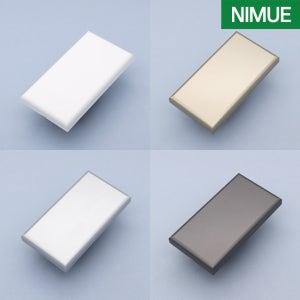 니뮤 슬라이딩 콘센트 커버 2구 카페 빌트인 가구 매입 매립