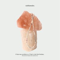 [식품닷] Salt-Pink Necklace