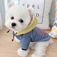 강아지 패딩 조끼 패턴 스웨터 고양이 재킷 치와와 요크셔 푸들 겨울옷