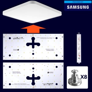 국산 LED방등 50W LED 사각 방등 거실등 기판 전등 리폼 SA KC 6500K SP