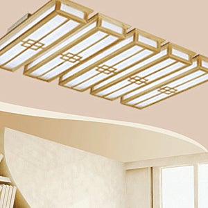 LED 편백 완자 거실등 150W 분리형