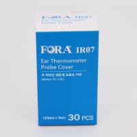 포라 FORA 귀 체온계 IR07 30pcs 프로브 커브 필터 캡 커버