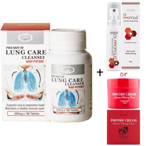 네이쳐스탑 렁클렌져 렁클렌저 렁케어 효능 효과 고함량 호주 LUNG CARE 850mg