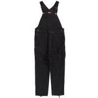 fw22 슈프림 맬빵 오버롤 밴츠 바지 Supreme Cargo Denim Overalls Black