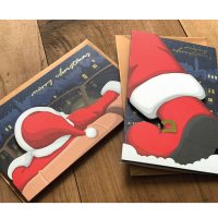 심플한 고급스러운 디자인 산타 할아버지 크리스마스 카드 성탄절 트리소품 연말 선물 파티