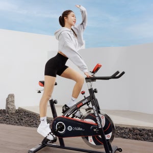 멜킨 스피닝 실내자전거 스핀바이크 헬스 사이클 가정용 홈트 운동기구 클럽형 18kg