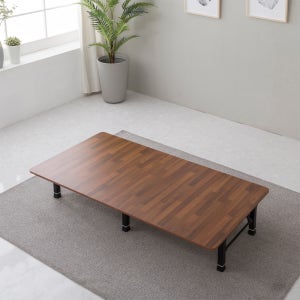 은혜가구 프라임 대형 접이식 좌식 밥상 집들이상 교자상 1200x600 멀바우 블랙다리