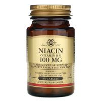 솔가 나이아신 비타민 B3 100mg 100정 니코틴산 Solgar niacin