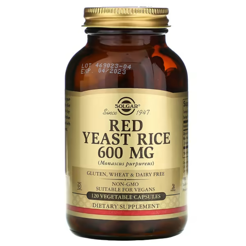 <b>솔가 홍국</b> 600mg 120베지캡슐 Solgar Monascus purpureus