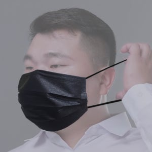 3XL 얼큰이마스크 특대형마스크 귀안아픈 귀편한 빅사이즈 덴탈 블랙
