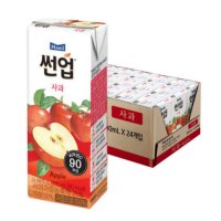 매일유업 썬업 사과 쥬스 200ml 24팩