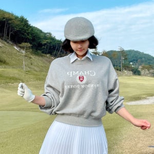 여성 골프 챔 맨투맨 봄 가을 긴팔 티셔츠 여성골프웨어 골프복