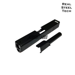리얼스틸테크 마루이 글록19 젠3 스틸 슬라이드 버전2 RST GLOCK19 Gen3 KP4 Steel Silde Ver.2 Tenifer 타각 각인 테니퍼 무빙 익스트랙터