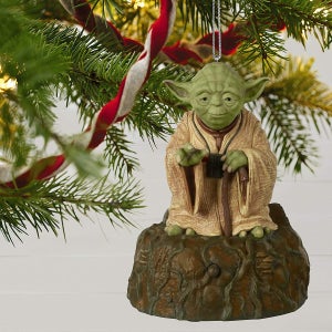 Hallmark 기념품 크리스마스 장식품 2020 스타워즈 제다이 마스터 요다 피규어 굿즈