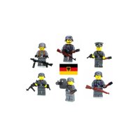 2차 세계대전 독일군 / 레고 나치 미니피규어 헬멧 무기 소품 호환 블럭 장교
