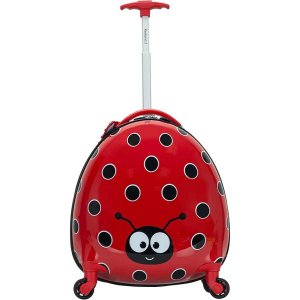 Rockland Jr. Kids’ My First Hardside Spinner Luggage, Ladybug, 기내 반입 19인치