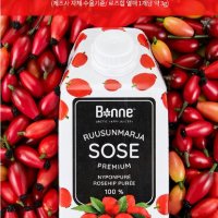 맛있는 주스 효능 케어 건강 원액 본네 프리미엄 로즈힙 퓨레 쥬스 500ml 1개입