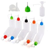 바늘공병 노즐 액상 공병100pcs 5ml-120ml Dropper 병 바늘 끝 여행 부속품 빈 LDPE 짜기 주스 눈 E 액체 콘테이너 + 깔때기