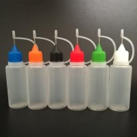 바늘공병 노즐 액상 공병50Pcs 3ML 5ML 10ML 바늘 병 Vape E 주스 빈 플라스틱 Dropper 유리 금속 팁