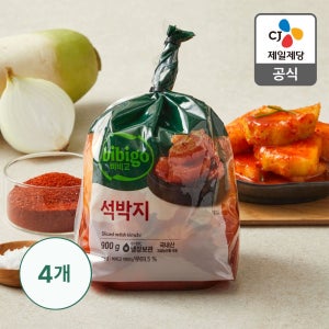 비비고 석박지 900g, 4개
