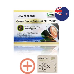 엔젯100 초록입홍합 오일 15000 200캡슐 NZ100 뉴질랜드 green lipped