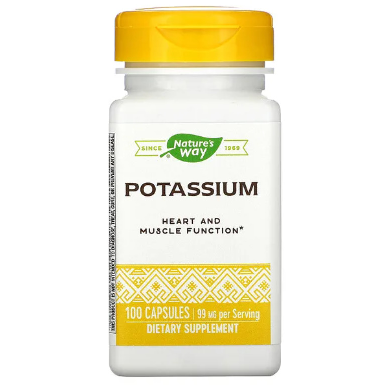 네이처스웨이 구연산 <b>칼륨</b> 99mg 캡슐 100정