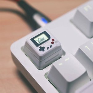 (4color) 게임기 모형 컴퓨터 키보드 키 캡 자판 꾸미기 튜닝 덮개