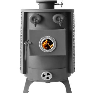 꾸버스 한라 40 화목난로 장작 나무 펠렛 난로 가정용 업소용