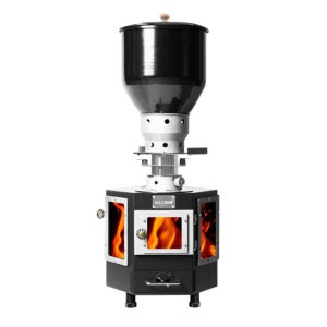 올쿡 불보라 10형 3면 내열유리 불멍 화목난로 펠렛겸용