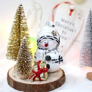 크리스마스소품 이벤트 완제품 수제품 눈사람 나무 트리 소품 테이블 장식 산타
