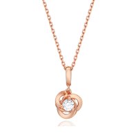 티니트라이 0.08ct 다이아 목걸이 _18K