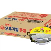 오뚜기 큰밥 300g x 18개 큰공기