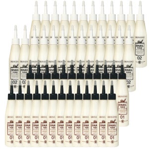 자연바람 그린스테이지 스네일펌 달팽이 점액질 펌제 파마 1,2제 150ml 25개(1박스)
