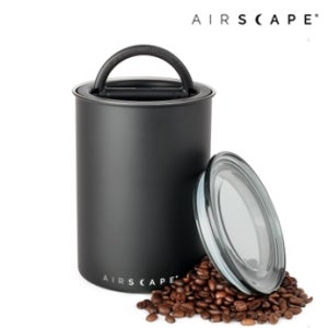 에어스케이프 진공밀폐 원두보관용기 클래식 스텐 블랙