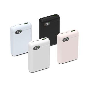 리큐엠 10000mAh 잔량표시 고속충전 미니 보조배터리 QP1000C 단품