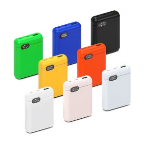 리큐엠 10000mAh 잔량표시 고속충전 미니 보조배터리 QP1000C 단품