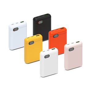 리큐엠 10000mAh 잔량표시 고속충전 미니 보조배터리 QP1000C 단품